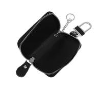 1 Pc Llavero Bolsillo Para Llaves Automático Bloqueador Anti-hackeo Llave De Lujo Key Waist Pouch Carcasa De Llave De Coche Con Cremallera Riñonera Cuero Carro De Piel De Vaca