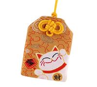 1 Pc Mimori Japonés y De Viento Amuleto Encantos Decoración Del Coche Llavero De Coche Bolso Colgante Colgante Decoración Suerte Omamori Tela De Seda De Colores Más Viajar Delicado