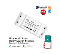 (1 PC) Módulo de relé de interruptor inteligente Bluetooth MOES Control de punto único Control remoto inalámbrico