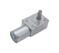 1 PC Motor de engranaje de gusano de alto torque D7 8 mm Eje largo DC 6V 12V 24V 6 rpm A 210 Rpm Motores de engranaje de metal(210rpm,12V)