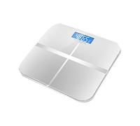 1 PC pesando escala electrónica LED pantalla oculta funciona con pilas plata