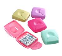 1 Pc Portátil Tampones Caja Mujer Nequilla Sanitaria Viajes Tampones Tenedor De Almacenamiento Color Aleatorio