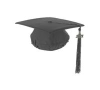 1 Pc Practical Graduation Meaningful Bachelor Hat Headgear (free Size)