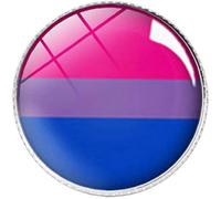 1 Pc Pride LGBTQ Pin Rainbow Gay & Lesbian Pride Pin Solapa Bisexual Pride Badge para ropa, bolsos Durability
