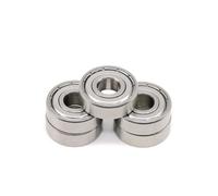 (1 PC) Rodamiento 6200ZZ 10x30x9 mm ABEC-7 for vacíos Rodamientos de bolas de ranura profunda 6200 Z ZZ 6200Z