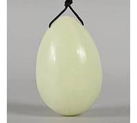 1 PC Tamaño grande 45 * 30 mm Huevo de jade Cuidado de la salud Crystal Egg Masaje de relajación Yoni Egg para ejercicios de músculos del suelo pélvico, xiu Jade