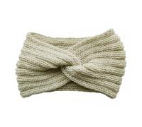 1 PC Vintage Knitted Twisted Hairband, Warm And Stylish For Autumn And Winter, Perfect For Daily Street Wear(Beige)