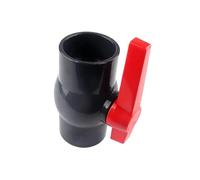 1 Pcs 20-110 Mm UPVC Flat Ball Valve Garden Irrigation Hose Connection Fittings Aquarium Switch Globe Valve Big Size(ID 25 mm) Plumbing Fittings