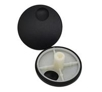 1 PCS 40x12mm Potenciómetro Capas De La Banda De Banda De Codificador De Aluminio Capas De Ajuste 40 * 12mm De Ajuste,black(D axis)