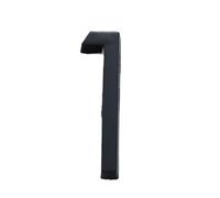 1 Pcs 60mm Self Adhesive House Number Sticker For Apartment Plastic Doorplate Home Door Plaque Numbers Signs Mailbox Street(Number 1)