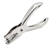 1 Pcs Alicates Perforadores de Papel,Tenaza de Picar,Sacabocados de metal,Punzón perforador de Papel Redondo de Punzón perforador de Mano,One Hole Perforadora con soporte para chips de papel-6 mm