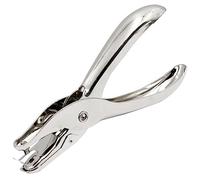 1 Pcs Alicates Perforadores de Papel,Tenaza de Picar,Sacabocados de metal,Punzón perforador de Papel Redondo de Punzón perforador de Mano,One Hole Perforadora con soporte para chips de papel-3 mm
