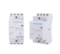 1 PCS auxiliar partida CT1 CT1-25 16A 20A 25A 4P 220V 50 or 60Hz Din rail AC Contactor(25A 3NO 1NC)