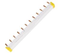 1 PCS barra colectora 2P interruptor de circuito conectado a bloque de terminales 1P+N, barra colectora de cobre de 12 posiciones y 24 posiciones.(A9XPH312/A9HLP312)