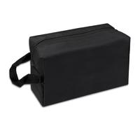 1 Pcs Bolsa de Aseo,Bolsa Aseo Hombre,Necessaire Homem,Neceser Hombre Viaje,Bolsa de Baño,Neceser de Maquillaje,Bolsas de Almacenamiento con Asa para Cosméticos,Artículos de Tocador-Negro