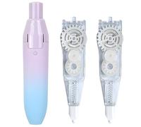 1 Pcs Celo Doble Cara, Viene con 2 núcleos de repuesto., Pegamento en Cinta Roller, Cinta Adhesiva Doble Cara Transparente Dispensador, Accesorios de Libro de Recortes, 5mmx6m