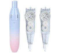 1 Pcs Celo Doble Cara, Viene con 2 núcleos de repuesto., Pegamento en Cinta Roller, Cinta Adhesiva Doble Cara Transparente Dispensador, Accesorios de Libro de Recortes, 5mmx6m