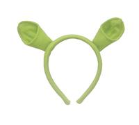 1 Pcs Diademas de Monstruo Verde, Diademas de Animales, Accesorios de Disfraz de Ogro, Orejas de Shek, Disfraz Verde para Adultos, Regalos Relacionados con Shek, Fiesta de Navidad de Halloween