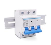 1 Pcs DZ47-63 3P 16-63A Three Phase Din Rail Circuit Breaker 380V Motor Protection Heavy Duty Electrical Switch(40A)