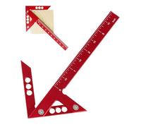 1 Pcs Escuadra Carpintero Falsa Escuadra Medidor Trazado Central Indicador Trazado Ángulo para Mediciones en Carpintería Procesamiento de Herrajes Centrado Cilíndrico y Marcado de Ángulos