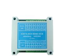 1 PCS Ethernet Network Modbus Industrial Servidor Serie RJ45 a RS485 HUB Convertidor UDP TCP Modbus TCP RTU MQTT HTTP(1xRS485 to 8xRS485)