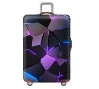 1 Pcs Funda Maleta De 18-32 Pulgadas,EláStica Funda Protectora De Equipaje,AntiarañAzos,Reutilizable,Fundas Maletas De Viaje,Cubierta De Prueba De Polvo,Lavable Luggage Cover (Cyberpunk,L(25-28inch))