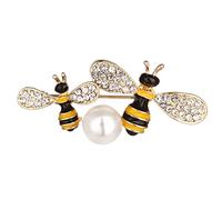 1 Pcs Honeycomb Bee Brooch Women Alloy Sweater Pin Stylish Clothing Clip for Lady Girls