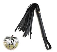 1 pcs latigo Cuerode Cuero Artificial Suave,Látigo de Cuero PU para Caballos Herramienta de Entrenamiento, Cultivo para Montar a Caballo para Deportes al Aire Libre,Accesorios para Disfraces