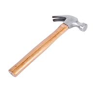 1 Pcs Martillo de Carpintero, Martillo Sacaclavos, Martillo de Garra, Martillo Encofrador, Cabeza de Acero Macizo con Mango de Madera para Reparar Muebles, Construcción, Artesanía de Carpintería