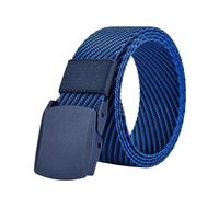 1 PCS Men's Belts Twill Nylon Belt Outdoor Women's Unisex Waistband(Blue,115CM)
