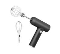 1 PCS Mezclador De Alimentos Eléctrico Inalámbrico Batidor De Huevos Portátil De 3 Velocidades Mezclador De Crema For Pasteles De Masa For Hornear Herramientas De Cocina(Black)