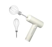 1 PCS Mezclador De Alimentos Eléctrico Inalámbrico Batidor De Huevos Portátil De 3 Velocidades Mezclador De Crema For Pasteles De Masa For Hornear Herramientas De Cocina(White)
