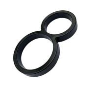 1 PCS Números de casa flotantes negros Letras placa puerta Placa señal dirección metal Número calle al aire libre for buzón 0-9(8)