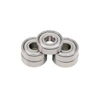 (1 PCS) Rodamiento 6200ZZ 10x30x9 mm ABEC-7 for vacío Ranura profunda 6200 Z ZZ Rodamientos de bolas 6200Z