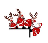 1 PCS Santa Christmas Door Corner Decoración DIY Home Homes Funny On My Door Corner Movie On My Door Corner es tan divertido HogarFiesta de Vacaciones (J, One Size)