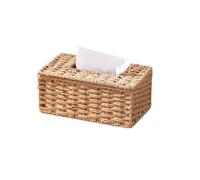 1 Pcs Tissue Box Handmade Woven Vintage Napkin Holder Appearance Paper Living Room Table Decoration para Decoración Hogar(Camel)