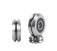 1 PCS W3 12x45,72x15,88mm 90° Rodamiento de ranura tipo W Resorte Máquina Polea Enderezadora rodillos guía