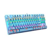 1 pedazo mecánico del juego del teclado multicolor LED retroiluminado profesional del juego del teclado mecánico