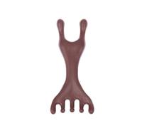 1 peine de dientes anchos para masajes de madera, para el cuerpo, los ojos, los hombros, el cuello, terapia de acupuntura, la circulación sanguínea, herramienta Guasha