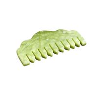 1 peine de piedra natural Gua Sha Peine para circulación sanguínea