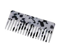 1 peine estático para el pelo, peine pequeño, champú de ducha, peine desenredante, placa rizada, vinagre, color blanco, peine de vinagre, peine geométrico, retro y Gzb821 (D, 17 x 5,2 cm)