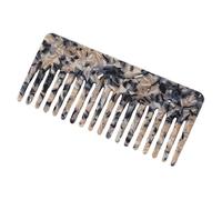 1 peine estático para el pelo, peine pequeño, champú de ducha, peine desenredante, placa rizada, vinagre blanco, peine de vinagre, peine geométrico, retro y Gzb821 (A, 17 x 5,2 cm)
