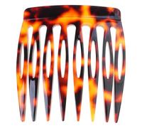 1 peine lateral para el cabello de estilo francés para mujeres y niñas, accesorios de cabello de acetato de sujeción segura y elegante