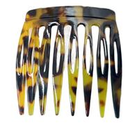 1 peine lateral para el pelo, estilo francés, pinza de acetato, accesorios para el cabello, postizos de moda para mujer, sujeción segura y elegante