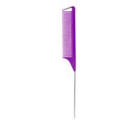 1 peine profesional de cola puntiaguda en colores caramelo for peinar pelucas, hacer particiones, trenzas, tintes y mechas Para todo tipo de peinado(Purple)