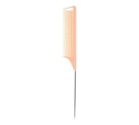 1 peine profesional de cola puntiaguda en colores caramelo for peinar pelucas, hacer particiones, trenzas, tintes y mechas.(Light pink)