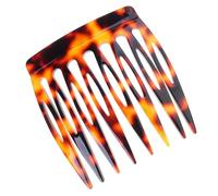 1 peines laterales para el cabello, diseños de estilos franceses con acabado de acetato, accesorios para el cabello para mujer, estilo seguro, peine lateral francés