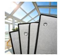 1 Película Aislante de Ventana con Ventosa Lámina Reflectante Calor 7.0 mm de Espesor Película Aluminizada Lámina Opaca Calcomanía de Parasol para Casa Buhardilla(50x70cm(1.6x2.3ft))