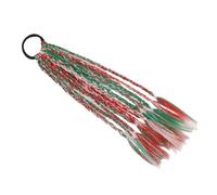 1 peluca colorida para niños con diadema trenzada para cola de caballo para niños, accesorio divertido y elegante (color)