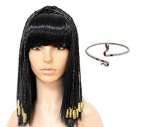 1 Peluca Para Mujer Y 1 Pulsera De Serpiente, Accesorios De Cosplay, Peluca De Graduación, Accesorios De Vestir Para Fiestas